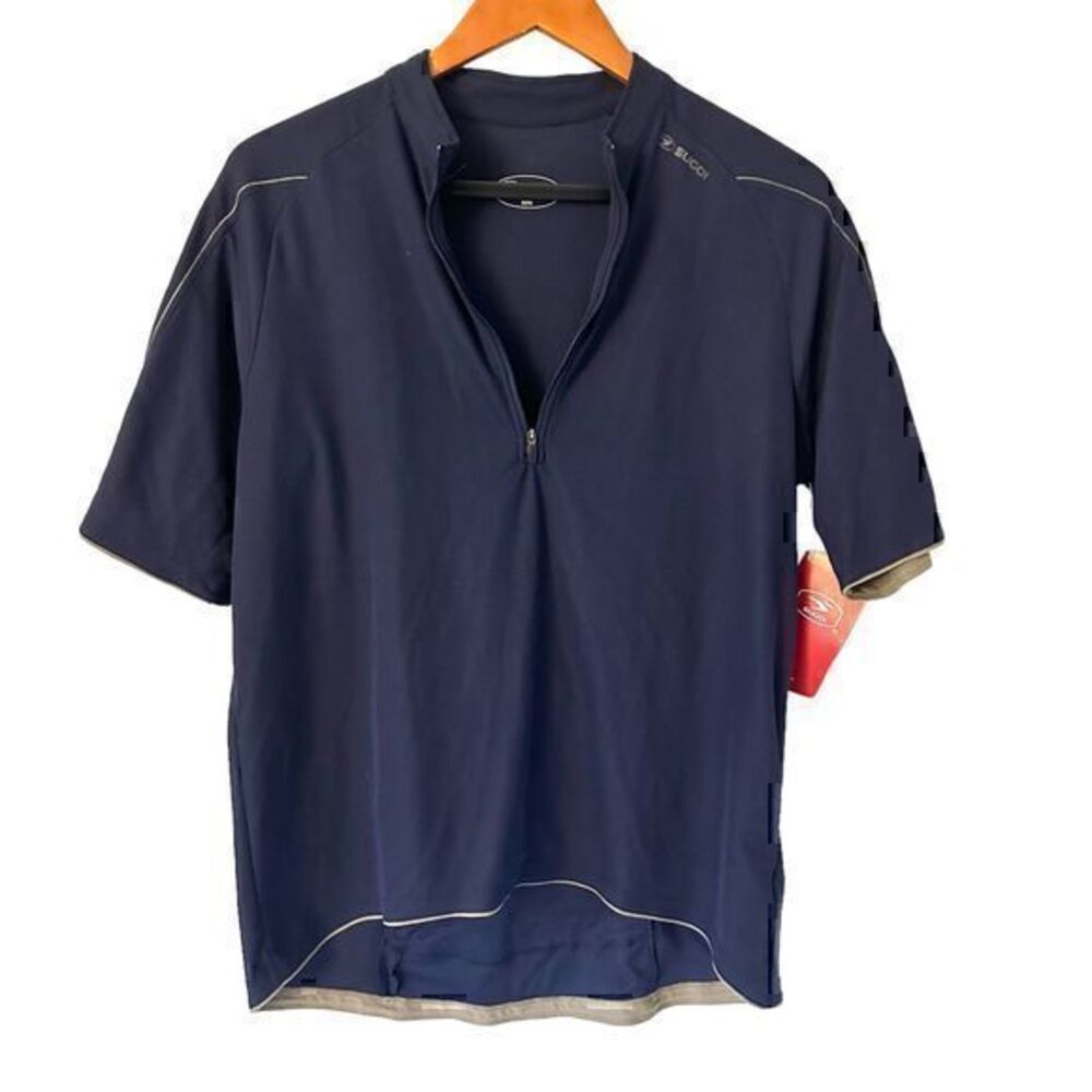 Sugoi‎ Mens Hans Bike Jersey Midnight Moisture Wicking Zip Size M